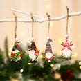 thumbnail image 2 of Chmadoxn 12PCS Christmas Wooden Ornaments Winter Wonderland Ornaments for Christmas Tree, Farmhouse Rustic Xmas Tree Decorations Santa Claus Pendant,Snowman Wood Cutout Crafts, Gifts for Xmas Party, 2 of 6