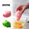 thumbnail image 2 of VALINK 1/3/5pcs Silicone Egg White Separator Egg Yolk Protein Automatic Filter Kitchen Tool, 2 of 7