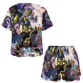 thumbnail image 3 of Ghostbusters Summer Home Suit For Womens Short-Sleeved Pajama Set 2pcs Loungewear Soft Sleepwear T-Shirts Tee Shirt Top And Short Sleeping Pants, 3 of 8