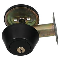 Modern Single Cylinder Entry Lock 1 Set Contemporary Deadbolt for Home Office 35mm to 50mm Secure Door Lock Exterior Security