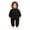 Black, variant on Thick Warm Bear Ear Hooded Coverall for Baby Boys Girls, Fleece Lined Winter Snowsuit with Front Zipper and Ribbed Cuffs for Winter Outdoor for Baby Boys