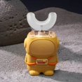 thumbnail image 3 of Cepillo de dientes eléctrico automático para niños de 360 grados, recargable, en forma de U, cepillos de dientes ultrasónicos inteligentes, luz azul, IPX7, 3 of 5