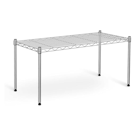 1-Tier Shelving Units, 29.92" W x 13.78" D x 14.96" H Steel Wire Rack Storage Shelving Organizer,