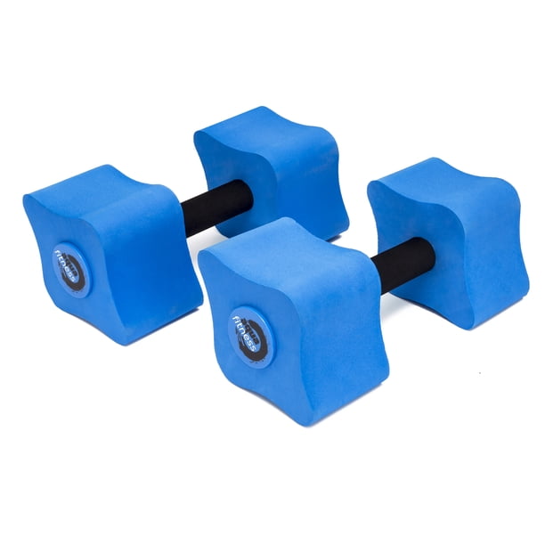 Aqua Fitness Unisex Blue Aquatic Dumbbells, Buoyancy Weight 5.84 lbs.