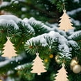 thumbnail image 3 of Cheapark 10-Pack Unfinished Wood Christmas Ornaments 3-Inch For Painting Crafting Holiday Decor Diy Projects Festive Tree Decorations, 3 of 6