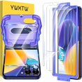 thumbnail image 1 of wonima11 YWXTW EZ Alignment for Samsung Galaxy Z Flip 7 Screen Protector, [Strengthen Crease Test] 4Pcs Inner Soft EPU Film+2Pcs Front Display Tempered Glass+1 Set Camera lens Protector, Anti Scratch, 1 of 1