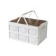 thumbnail image 1 of Cateissary Caja plegable para guardar juguetes al aire libre, caja de plástico resistente con marco, caja de almacenamiento pequeña para Almacenamiento y organización del hogar Mango mediano, 1 of 6