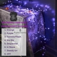 thumbnail image 4 of Guirnalda de Halloween BAOLITVINE iluminada, 6 pies, 120 luces bicolores, 4 of 8
