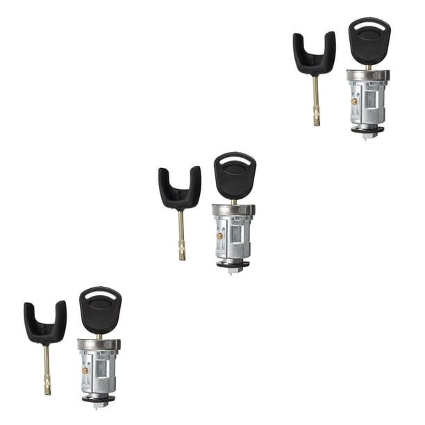 Sidaley 2S61A3697AA cerradura de cilindro de cilindro de interruptor de encendido de coche con 2 llaves de repuesto para Transit MK7 2006-2014 Type1 Sidaley CBP152724