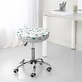 thumbnail image 7 of Xecao's Cartoon House Car Print Stool Covers offer stylish, washable protection for PU round bar stools, perfect for home or commercial use., 7 of 7