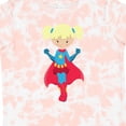 thumbnail image 4 of Inktastic Superhero Girl, Cute Girl, Blonde Hair, Red Cape Girls Toddler T-Shirt, 4 of 5