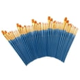 thumbnail image 4 of Cepillo de Pintura de de 50 Piezas, de Pintura Acrílica de 6 Colores, Suministro de Tela Soledad Pincel de madera de nylon, 4 of 10