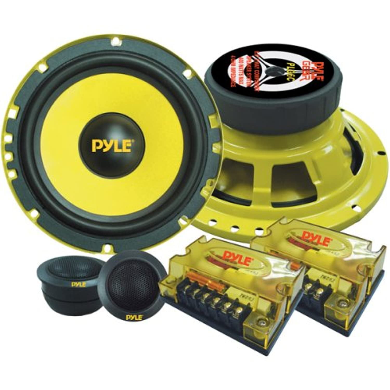 2way Custom Component Speaker System 6 5a A A 400 Watt Component With Electroplated Steel Basket Butyl Rubber Surround 40 Oz Magnet Structure Wire Installation Hardware Set Included Pyle Plg6c Walmart Com Walmart Com