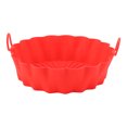thumbnail image 1 of Revestimientos para freidora de aire de 7,5 pulgadas, grado alimenticio, evita que se pegue, freidora de aire reutilizable, olla de silicona para reemplazar el papel de revestimiento de pergamino, col, 1 of 14