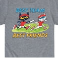 thumbnail image 3 of Pete The Cat - Best Team Best Friends - Toddler Short Sleeve Graphic T-Shirt, 3 of 6