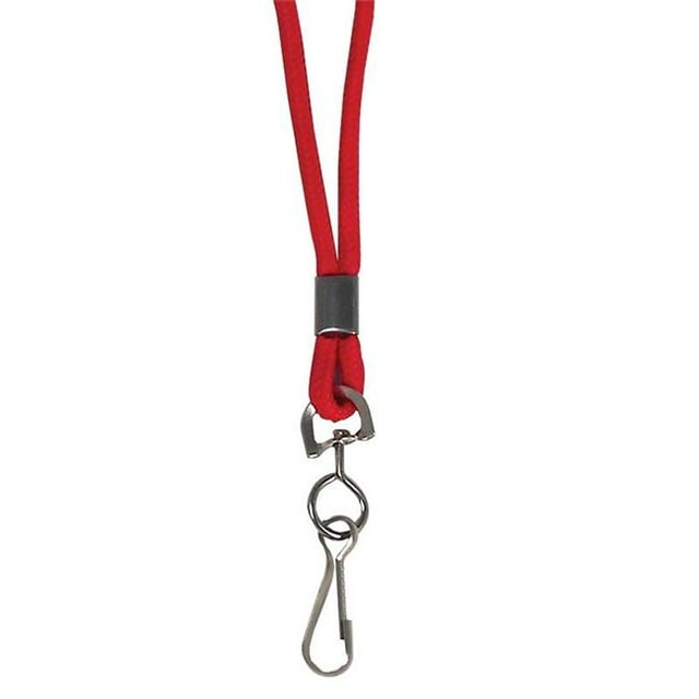 Red Standard Lanyard with Swivel Hook - 24 Each