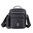 thumbnail image 1 of Bandolera de tela Oxford para hombre, impermeable, negra, 1 of 1