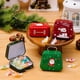 thumbnail image 5 of Caja de regalo navideña de hojalata, caja de metal para dulces, contenedores cuadrados para almacenar dulces para suministros navideños, feliz año nuevo, 5 of 5