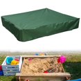 thumbnail image 3 of AMERTEER Waterproof Bunker Cover with Traction Rope 95% UV Resistant Outdoor Garden Sunshade Oxford Cloth Shelter Canopy Children Toy Sandpit Pool Sandbox Cover for Kids Garden Outdoor, 3 of 11