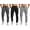 01:Light Gray, Black, Gray, variant on ASUDESIRE 3 Pack Men's Athletic Pants Sweatpants Workout Jogger with Pockets for Running Jogging Hiking Upgraded Premium Fabric