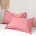 thumbnail image 4 of Under $5 Price Drop Alert 2 Pc Solid Color 18.89 “X29” Pillowcases Twin, Pillowcase Twin Kids Pink, Kids Pillowcases Clearance Travel Size, Pillowcase for Student Dormitory Bed Household, 4 of 8