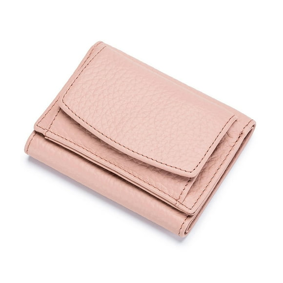 Wiueurtly 2024 New Rfid Blocking Card Holder Organizer Pocket Mini Wallet Anti Credit Card Folding Mini Wallet (B)
