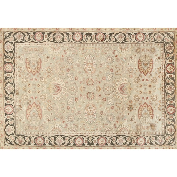 Ahgly Company Indoor Rectangle Traditional Deep Peach Orange Persian Area Rugs, 2' x 4'