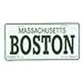 thumbnail image 2 of City-Souvenirs Boston License Plate, Embossed Aluminum 6x12 Legal Size, 2 of 2