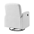 thumbnail image 5 of Oxford Baby Snuggly Glider / Recliner - Plush White, 5 of 8