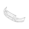 Genuine OE Volvo Bumper Cover - 9190896