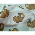 thumbnail image 4 of oneOone Silk Tabby Fabric Fish Block Print Fabric By Yard 42 Inch Wide, 4 of 4