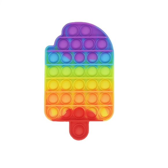 TheFound Push Pop Bubble Fidget Toy Color Block Sensory Toy Tactile Logic Game