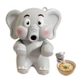 thumbnail image 2 of Clip-On Mini Food Cooling Fan Cute Elephant/Dinosaur Animal USB-C Rechargeable Hands-Free Bowl Fan, 3 Speeds, Low Noise, Portable Cooler for Soup, Noodles, Coffee, Office, Dorm, Travel, 2 of 10
