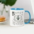 thumbnail image 3 of CafePress - Vintage French Shabby Chic Queen Bee Collage Mug - 11 oz Ceramic Mug - Novelty Coffee Tea Cup, 3 of 4