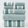 thumbnail image 4 of Towels And Washcloths Skegnu 8PC Towel Bath Towel Set Velvet Spun Highly Absorbent Soft Bath Towel Suitable For Bathroom Spa Gym, 4 of 4