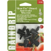 Raindrip Bow Tie Adjustable Sprinkler Head Sprayer R198CT - Adjustable Spray Pattern - 5 Pack