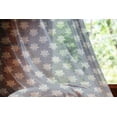 thumbnail image 2 of Victorian Tulle Curtains with Rod Pocket, Damask Style Swirls and Foliage Leaves Pattern with Motifs, Sheer Drape for Wedding Party 2 Panels, 7 Sizes, Dark Blue Pale Green, by Ambesonne, 2 of 3