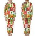 thumbnail image 2 of Renewold Buffalo Grid Pajamas for Family Set Xmas Trees Wreaths Pullover Tops with Jogger Sweatpants 2 PCS Warmth Kid Athletic Clothing Sleepwear Pj Size 13-14, 2 of 5