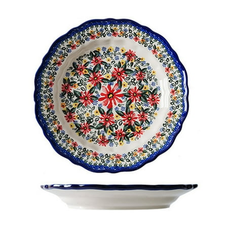

Qeeadeea Ceramic Soup Plate Set Of 2 Stackable Pasta Bowls Kitchen Serving Salad Bowls Microwave And Oven Safe.-8 in