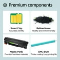 thumbnail image 5 of GREENCYCLE 4 Pack Compatible for HP 35A CB435A Black Toner Cartridge Replacement with HP Laserjet P1005 P1006 P1009 Printer, 5 of 10