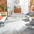 thumbnail image 3 of SAFAVIEH Courtyard Delbet Medallion Indoor/Outdoor Area Rug, Grey/Aqua, 8' x 11', 3 of 11