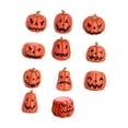 thumbnail image 3 of Decoraciones de calabaza de Halloween BLESIY 11 piezas Naranja Rojo, 3 of 8