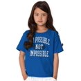 thumbnail image 3 of Possible Not Impossible Autism Aware Crewneck T Shirts Boy Girl Teen Brisco Brands X, 3 of 6
