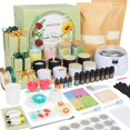 thumbnail image 1 of Kit para hacer velas SAEUYVB con calentador de cera digital y cera de soja, 1 of 7