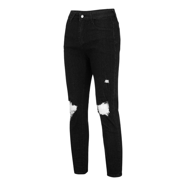 Pantalón Vaquero Para Hombre De Algodón Denim - Lavado Vintage, Estilo Casual Y Cómodo