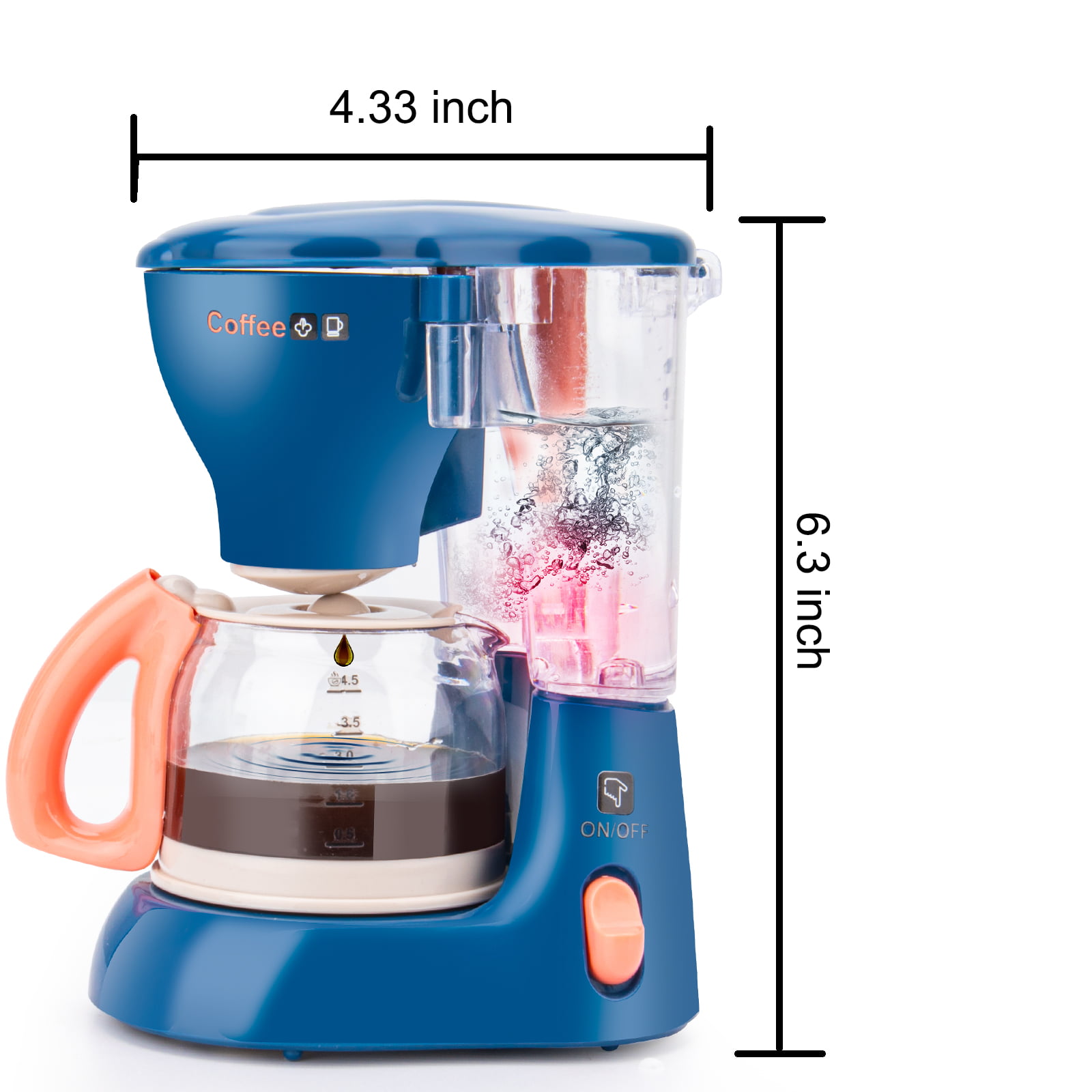 Kid Chef Master- Battery operated Coffee Maker Light & Boiling