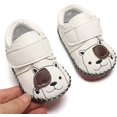thumbnail image 3 of Baby Boys Girls Pu Leather Hard Bottom Walking Sneakers Toddler Rubber Sole First Walkers Infant Cartoon Slippers Crib Shoes, 3 of 6