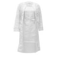 thumbnail image 5 of Lace Cardigan And Dress Set For Women – Elegant Fashionable Outwear Two Piece Outfit For Casual And Formal Occasions Shirt Dress with Belt Long Dresses Ladies Dresses Casual Long Sleeve Tunic Dress, 5 of 8