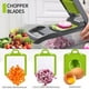 thumbnail image 3 of Picadora de verduras, cortadora, picadora, picadora de verduras 12 en 1, cuchillas intercambiables con colador, cesta y contenedor, 3 of 6