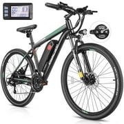 Gocio 27.5" Electric Bike, 500W Adult Electric Bicycle, 48V 10.4Ah Battery, 19.8MPH Electric Mountain Bike, Lockable Suspension Fork, LCD, Shimano 21-Speed Gears, E-Bikes for Off-Road, UL2849